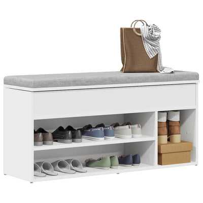 Contemporary Shoe Bench Ashwood Wide & Deep