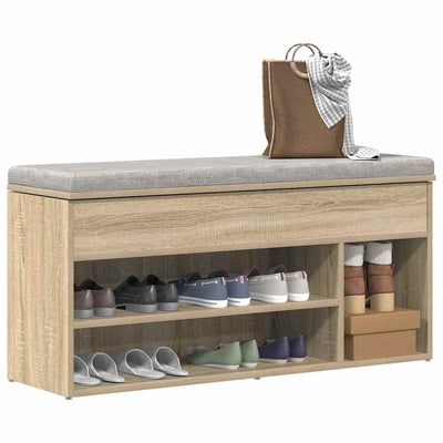 Contemporary Shoe Bench Ashwood Wide & Deep