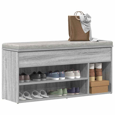 Contemporary Shoe Bench Ashwood Wide & Deep