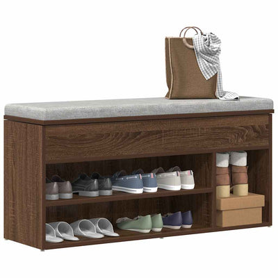 Contemporary Shoe Bench Ashwood Wide & Deep