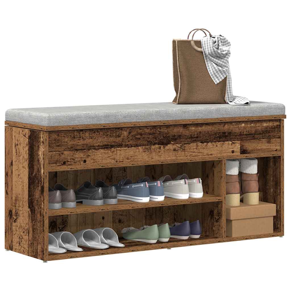Contemporary Shoe Bench Ashwood Wide & Deep
