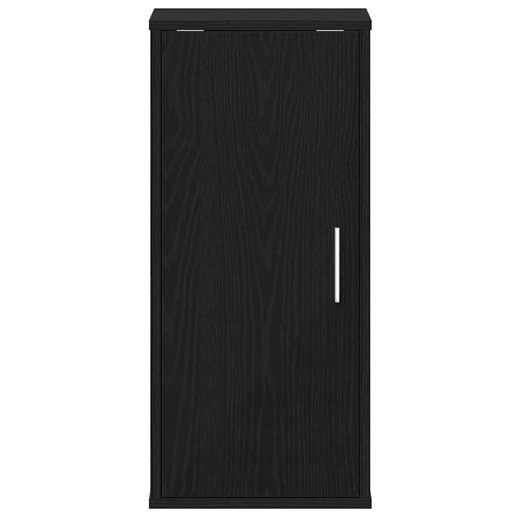 Shoe Rack Black Wood 1 Compartments Medium