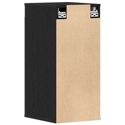 Shoe Rack Black Wood 1 Compartments Medium